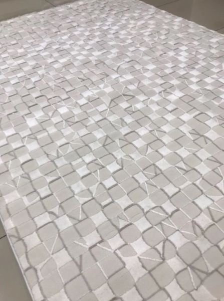 Padişah Lara Koleksiyonu 67878 060 Krem Dokuma Modern Salon Mutfak Halısı Yolluk