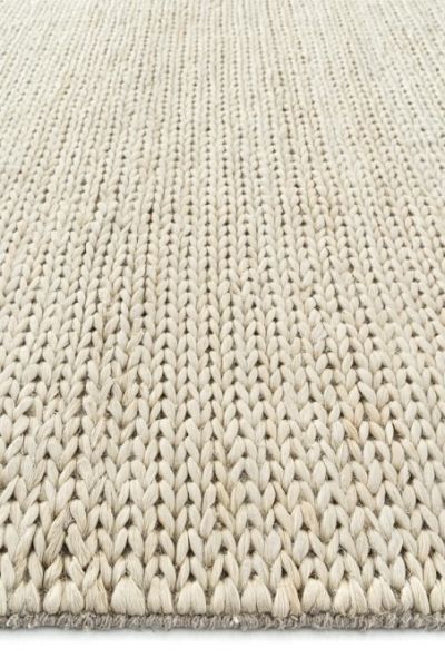 Eko Halı Choti Jüt White Natural Jüt El Dokuma Sisal Kilim Hasır Dokulu Halı