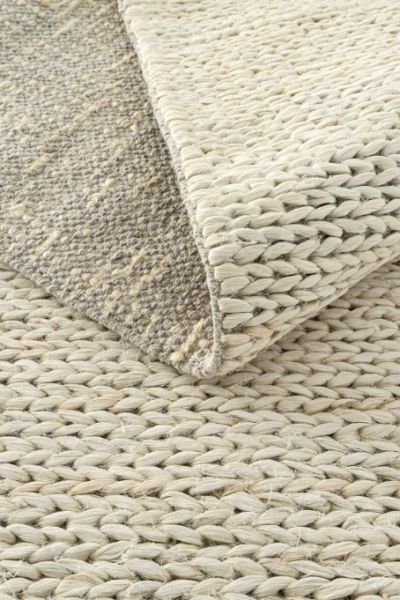 Eko Halı Choti Jüt White Natural Jüt El Dokuma Sisal Kilim Hasır Dokulu Halı