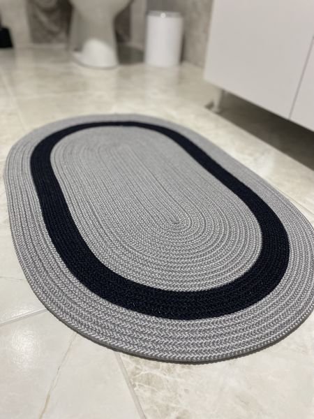 Halımax Milda Jüt Tekli Banyo Paspası Çift Taraflı Kaymaz Yıkanabilir Banyo Paspas Takımı