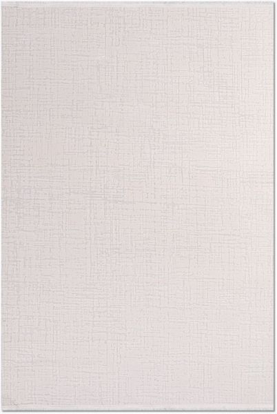 Crea Halı SAFİR - 17309K Modern Dokuma Klasik Desenli Salon Halısı Beyaz Işıltılı Yolluk My Crea Home My Crea Home