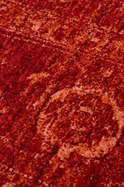 Eko Halı Shiraz SHR 03 Red Vintage Eskitme Klasik Desenli Yumuşak Dokuma Salon Oturma Odası Halısı