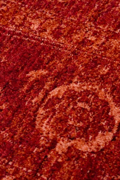 Eko Halı Shiraz SHR 03 Red Vintage Eskitme Klasik Desenli Yumuşak Dokuma Salon Oturma Odası Halısı