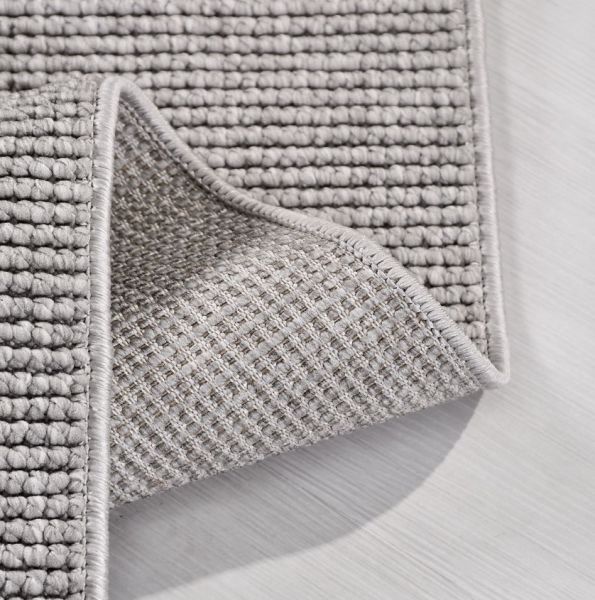 Crea Halı Ecole EC002 Gri Bukle Dokuma Yumuşak Tuşeli Hav Toz Vermez Salon Halısı My Crea Home