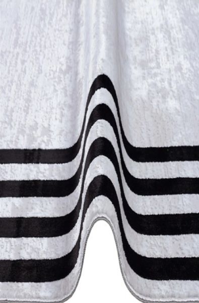 Türkmen Halı Poem Pm04 Bambu Saten Siyah Çerçeveli Modern Halı