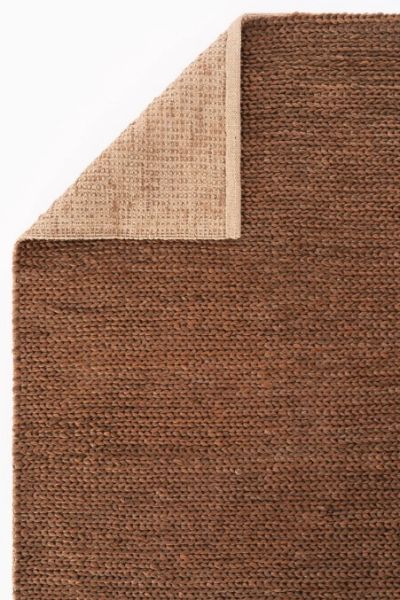 Eko Halı Choti Jüt Kahve Natural Jüt El Dokuma Sisal Kilim Hasır Dokulu Halı