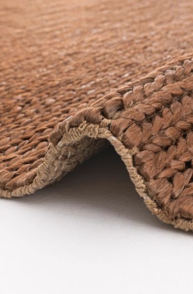 Eko Halı Choti Jüt Kahve Natural Jüt El Dokuma Sisal Kilim Hasır Dokulu Halı