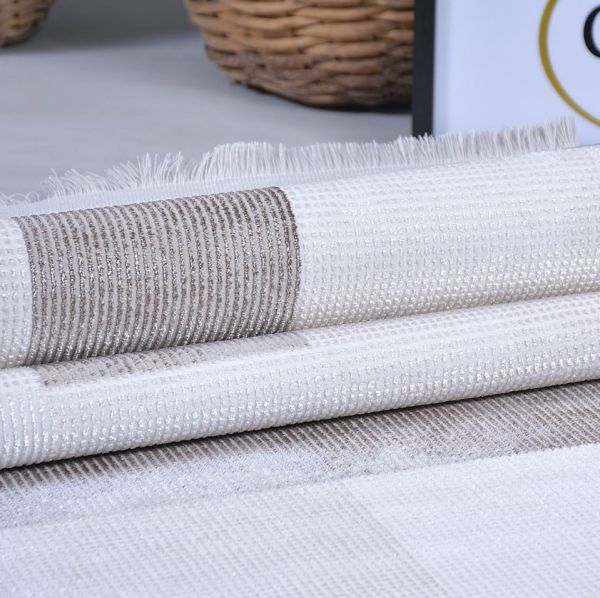 Crea Halı SAFİR - 17417K Modern Dokuma Klasik Desenli Salon Halısı Yolluk My Crea Home