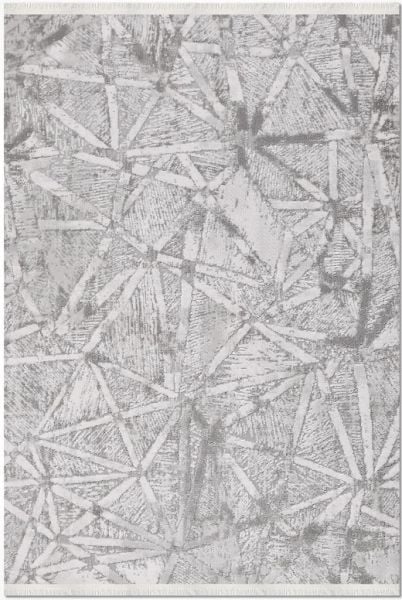 Crea Halı Victoria 1905AK Gri Modern Yumuşak Dokulu Halı My Crea Home