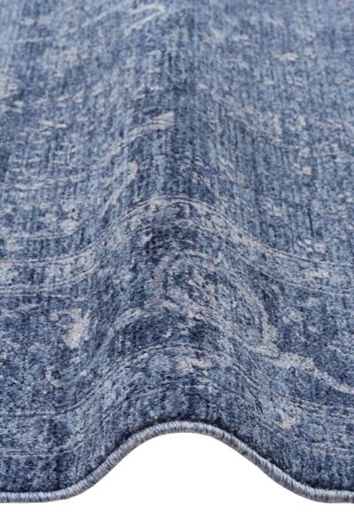 Eko Halı Shiraz SHR 03 Navy Vintage Eskitme Klasik Desenli Yumuşak Dokuma Salon Oturma Odası Halısı