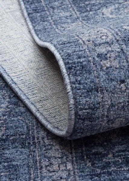 Eko Halı Shiraz SHR 03 Navy Vintage Eskitme Klasik Desenli Yumuşak Dokuma Salon Oturma Odası Halısı