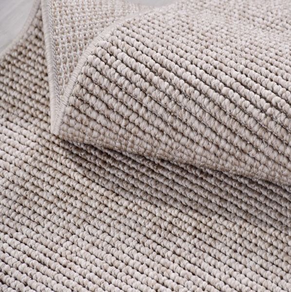 Crea Halı Ecole EC003 Bej Bukle Dokuma Yumuşak Tuşeli Hav Toz Vermez Salon Halısı My Crea Home