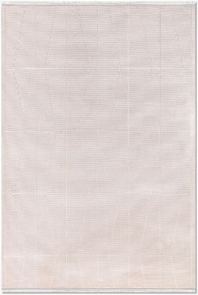 Crea Halı SAFİR - 17418K Modern Dokuma Klasik Desenli Salon Halısı Krem Yolluk My Crea Home