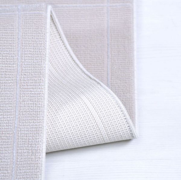 Crea Halı SAFİR - 17418K Modern Dokuma Klasik Desenli Salon Halısı Krem Yolluk My Crea Home