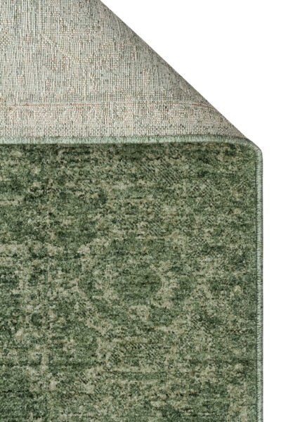 Eko Halı Shiraz SHR 02 Green Vintage Eskitme Klasik Desenli Yumuşak Dokuma Salon Oturma Odası Halısı