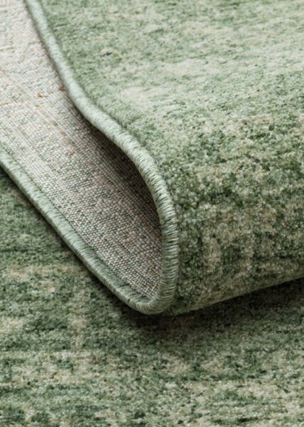 Eko Halı Shiraz SHR 02 Green Vintage Eskitme Klasik Desenli Yumuşak Dokuma Salon Oturma Odası Halısı