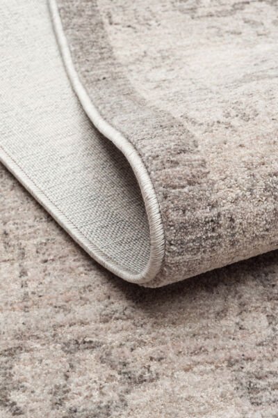 Eko Halı Shiraz SHR 01 Grey Vintage Eskitme Klasik Desenli Yumuşak Dokuma Salon Oturma Odası Halısı