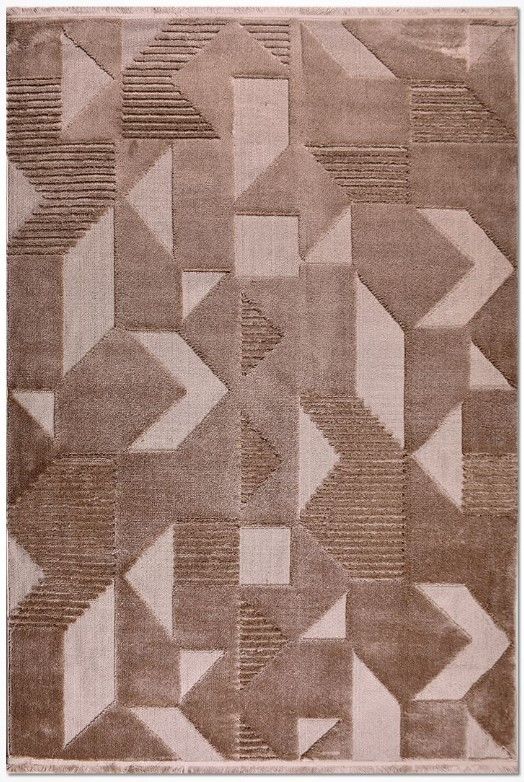 Crea Halı İnka IZ02K Modern Dokuma Kahve Yumuşak Hav Toz Vermez Salon Halısı My Crea Home