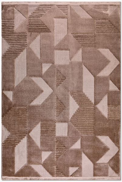 Crea Halı İnka IZ02K Modern Dokuma Kahve Yumuşak Hav Toz Vermez Salon Halısı My Crea Home