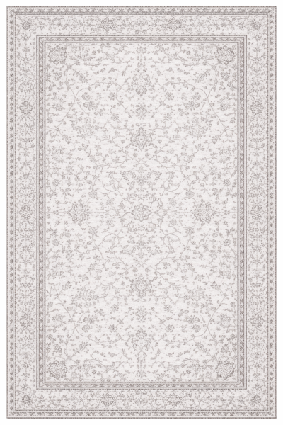 Drom Pamuk Dokuma Taban Kaymaz Şönil Makinede Yıkanabilir Kilim Gri Vintage Salon Yatak Odası Mutfak Koridor Yolluk Halı