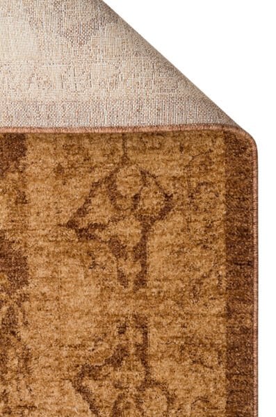 Eko Halı Shiraz SHR 01 Beige Vintage Eskitme Klasik Desenli Yumuşak Dokuma Salon Oturma Odası Halısı