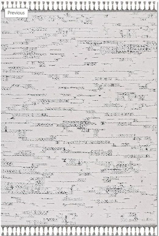 Crea Halı Platon 1703AK Beyaz Bukle Modern Yumuşak Dokulu Halı My Crea Home