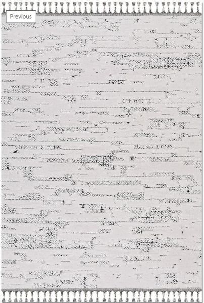 Crea Halı Platon 1703AK Beyaz Bukle Modern Yumuşak Dokulu Halı My Crea Home