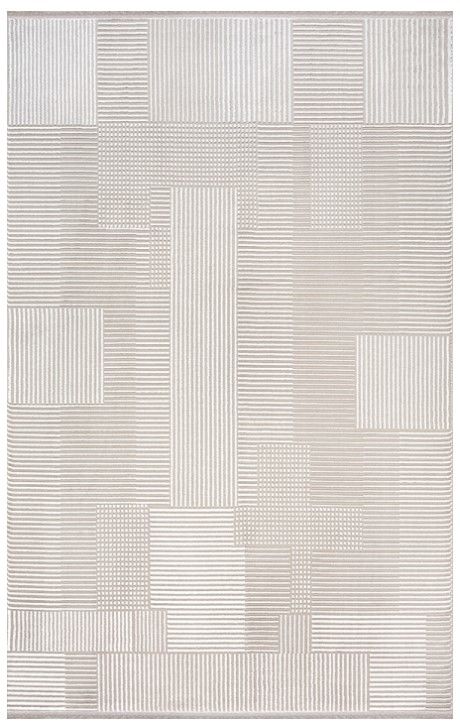 Padişah Lara Koleksiyonu 69718 070 Bej Dokuma Modern Salon Mutfak Halısı Yolluk