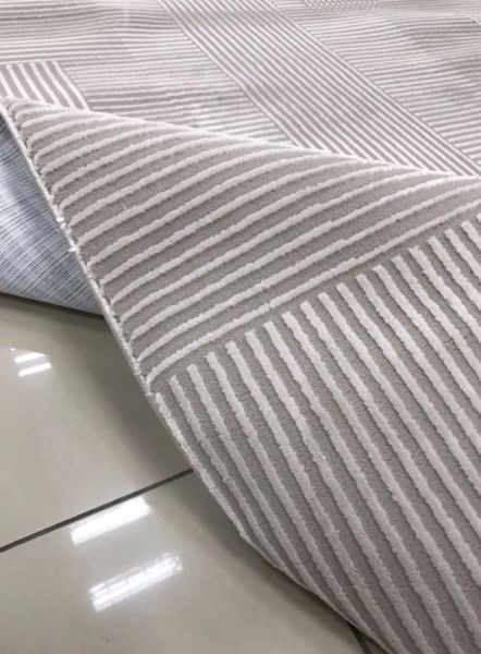 Padişah Lara Koleksiyonu 69718 070 Bej Dokuma Modern Salon Mutfak Halısı Yolluk