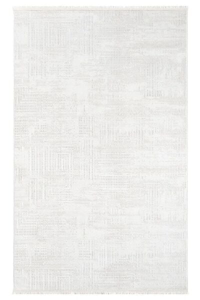 Seyran Halı Sahra 15503 Kemik Akrilik Pamuk Taban Modern Salon Koridor Halısı Yolluk