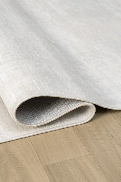 Seyran Halı Sahra 15503 Kemik Akrilik Pamuk Taban Modern Salon Koridor Halısı Yolluk