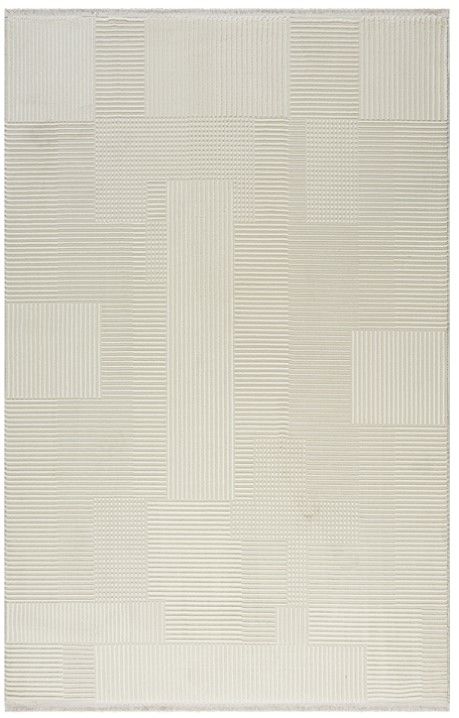 Padişah Lara Koleksiyonu 69718 060 Krem Dokuma Modern Salon Mutfak Halısı Yolluk