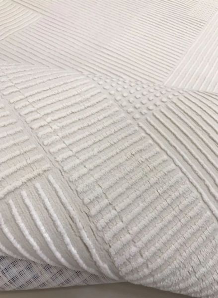 Padişah Lara Koleksiyonu 69718 060 Krem Dokuma Modern Salon Mutfak Halısı Yolluk