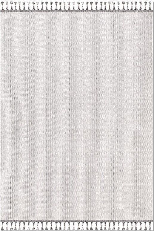 Crea Halı Platon 1706AK Beyaz Bukle Modern Yumuşak Dokulu Halı My Crea Home