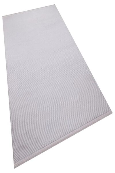 Türkmen Halı Nar Koleksiyonu NR01 Gri Yumuşak Dokulu Hav Toz Vermez Modern Halı