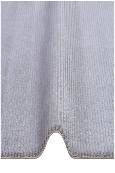 Türkmen Halı Nar Koleksiyonu NR01 Gri Yumuşak Dokulu Hav Toz Vermez Modern Halı