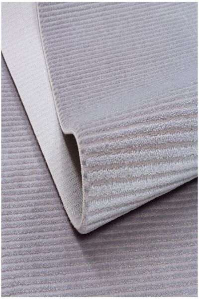 Türkmen Halı Nar Koleksiyonu NR01 Gri Yumuşak Dokulu Hav Toz Vermez Modern Halı