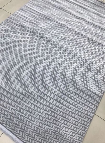 Padişah Lara Koleksiyonu 69710 095 Gri Dokuma Modern Salon Mutfak Halısı Yolluk