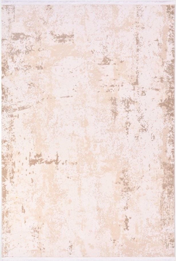Crea Halı Royal Koleksiyonu 14557K Bambu Viskon Dokuma Modern Makine Halısı Krem My Crea Home