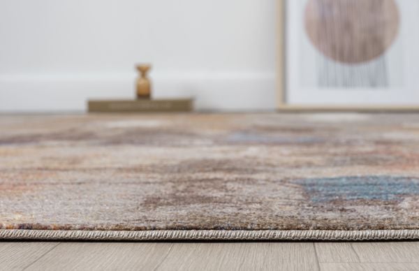 Seyran Asır 0116 Gri Salon Halısı Yolluk Yumuşak Tuşeli Modern Dokuma Makine Halısı