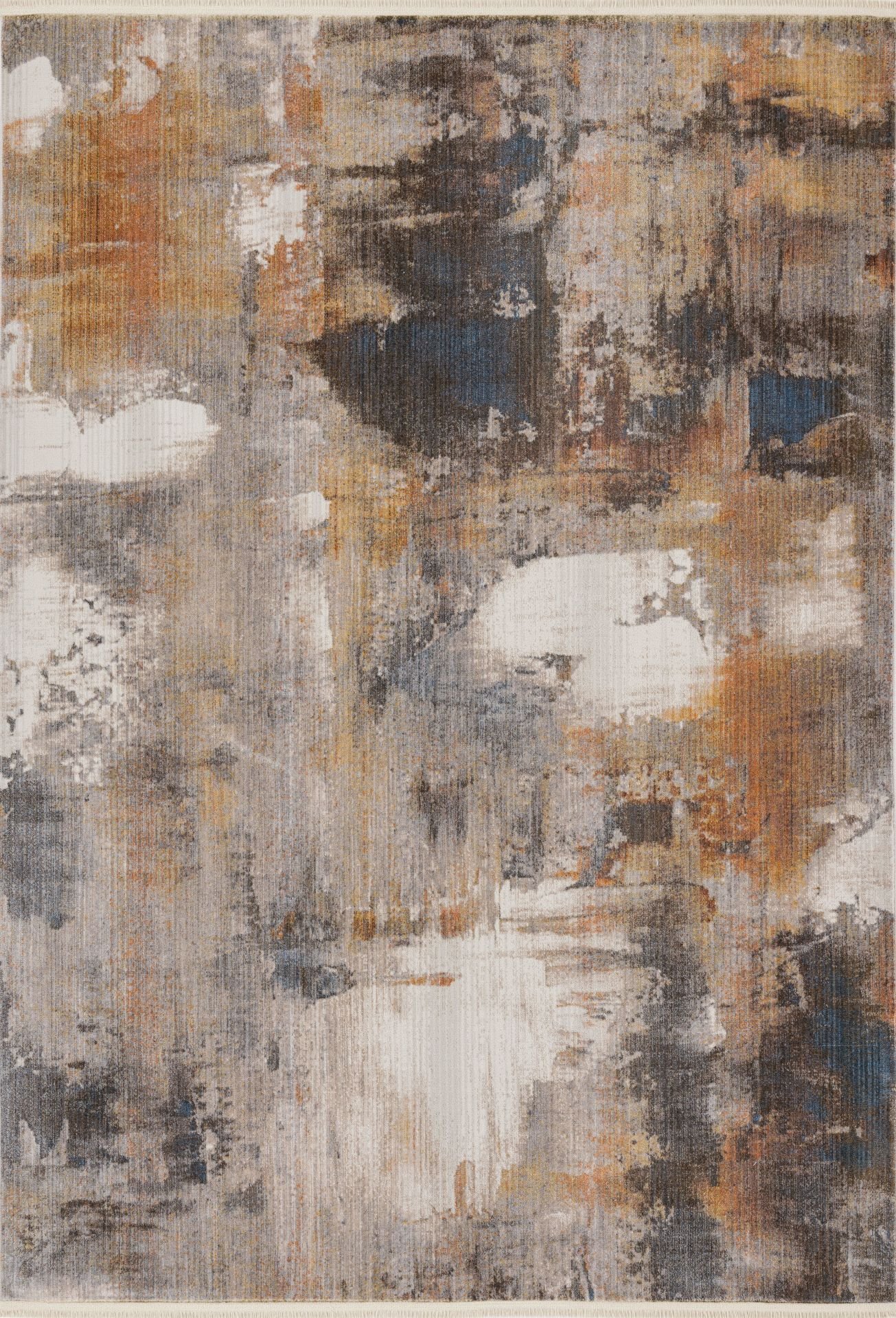 Seyran Asır 0116 Gri Salon Halısı Yolluk Yumuşak Tuşeli Modern Dokuma Makine Halısı