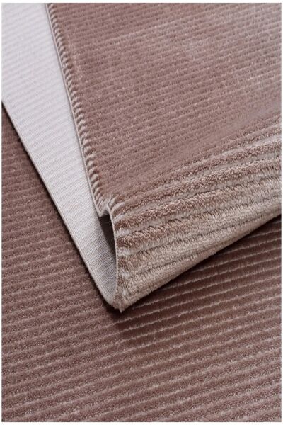 Türkmen Halı Nar Koleksiyonu NR01 Bej Yumuşak Dokulu Hav Toz Vermez Modern Halı