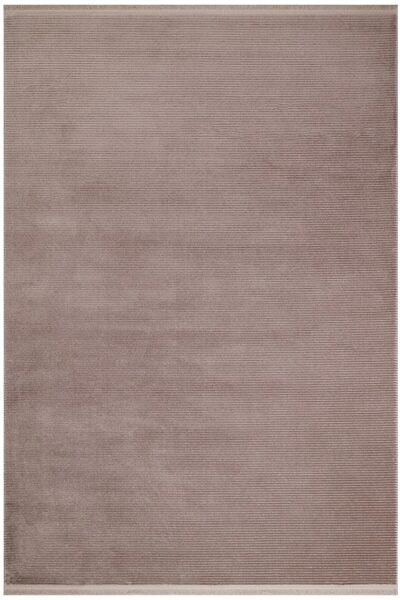 Türkmen Halı Nar Koleksiyonu NR01 Bej Yumuşak Dokulu Hav Toz Vermez Modern Halı