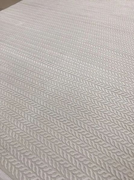 Padişah Lara Koleksiyonu 69710 060 Krem Dokuma Modern Salon Mutfak Halısı Yolluk