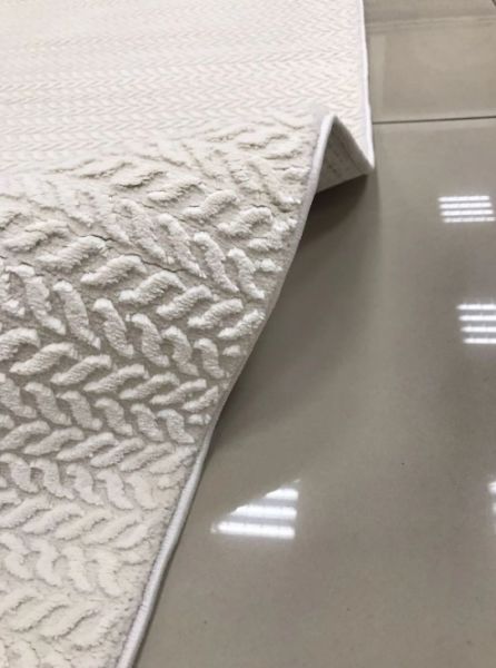 Padişah Lara Koleksiyonu 69710 060 Krem Dokuma Modern Salon Mutfak Halısı Yolluk