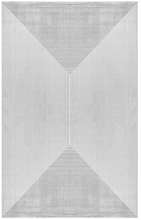 Padişah Lara Koleksiyonu 68351 095 Gri Dokuma Modern Salon Mutfak Halısı Yolluk