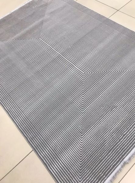 Padişah Lara Koleksiyonu 68351 095 Gri Dokuma Modern Salon Mutfak Halısı Yolluk