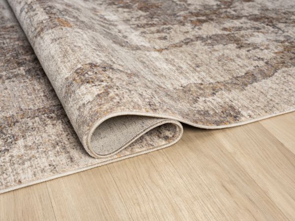 Seyran Asır 0251 Gri Salon Halısı Yolluk Yumuşak Tuşeli Modern Dokuma Makine Halısı