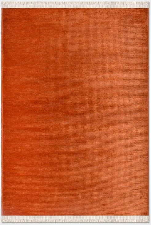 Crea Halı Azade 8200S Turuncu Şönil Halı Dokuma Taban Modern Kilim My Crea Home