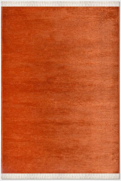 Crea Halı Azade 8200S Turuncu Şönil Halı Dokuma Taban Modern Kilim My Crea Home